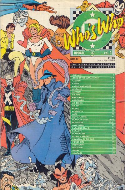 Who's Who: Update '87 Vol. 1 #4