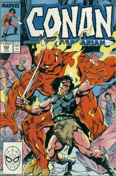 Conan the Barbarian Vol. 1 #205