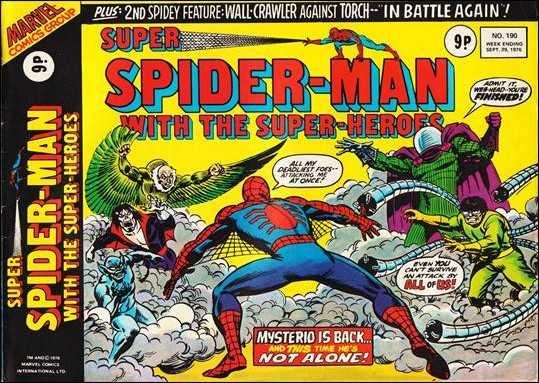 Super Spider-Man with the Super-Heroes Vol. 1 #190