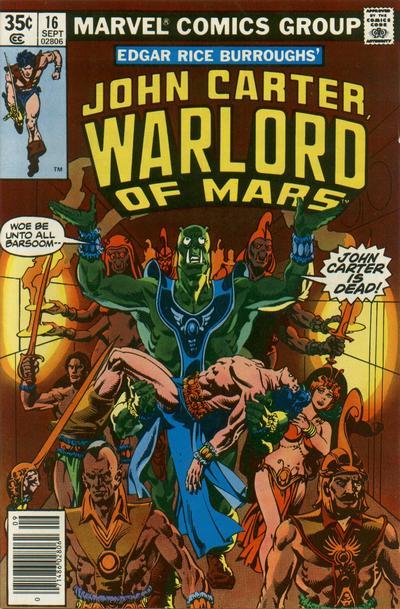 John Carter Warlord of Mars Vol. 1 #16