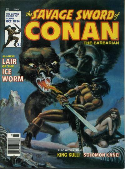 Savage Sword of Conan Vol. 1 #34