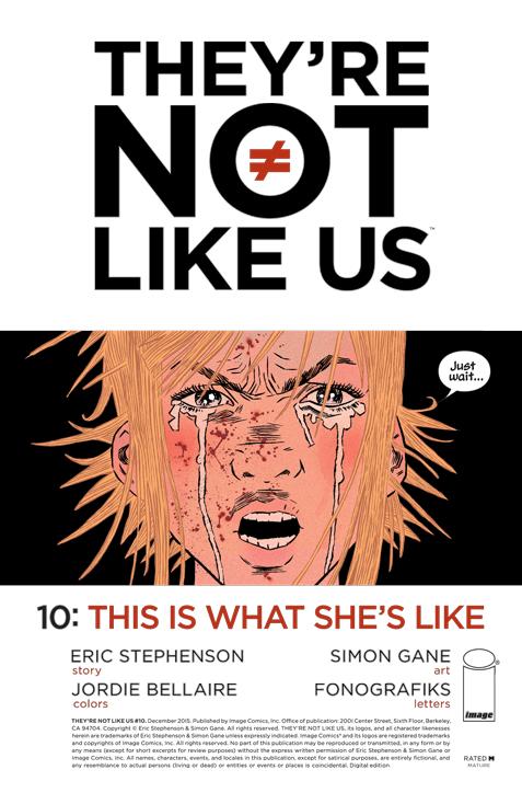 They're Not Like Us Vol. 1 #10