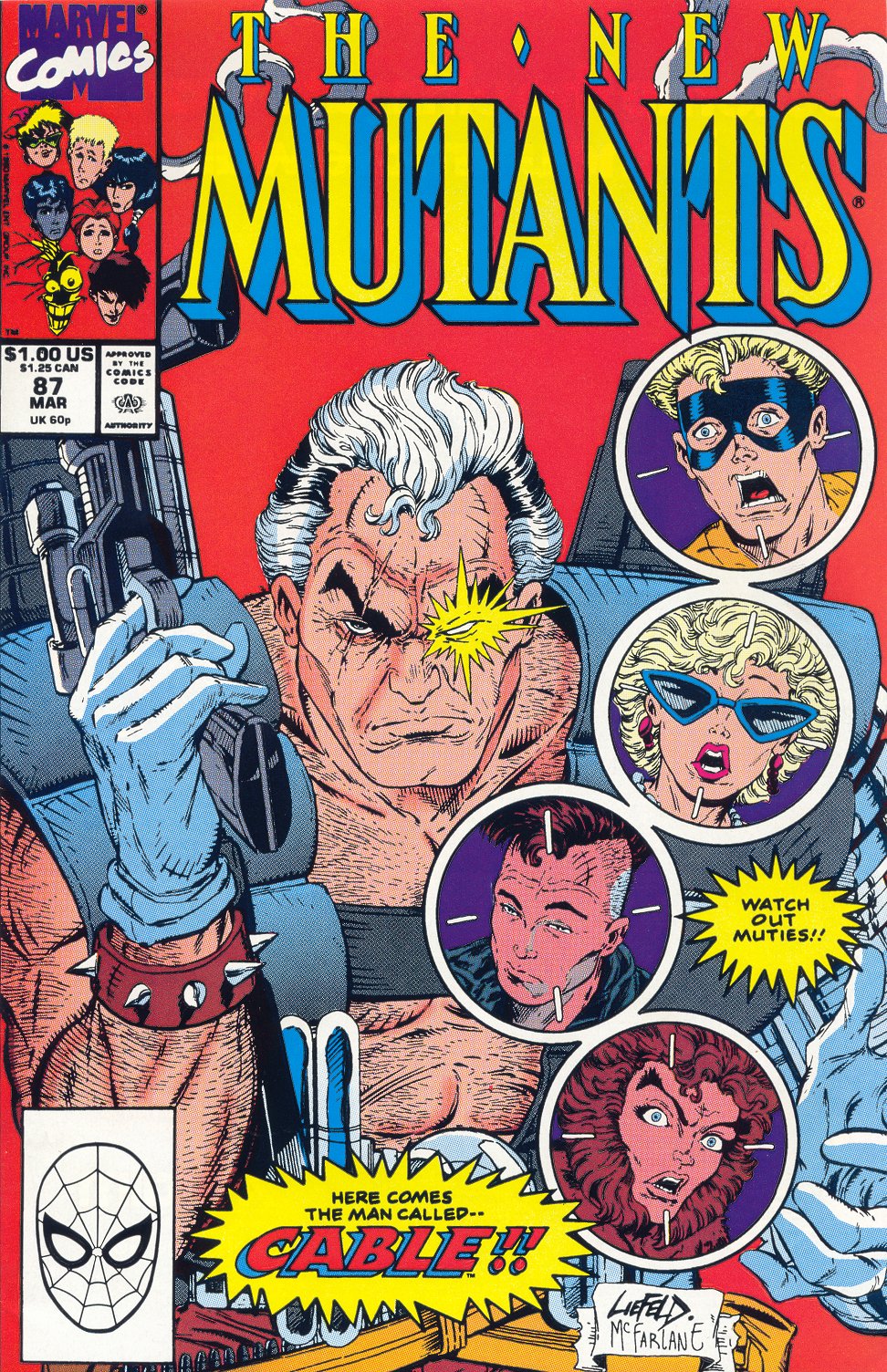 New Mutants Vol. 1 #87B