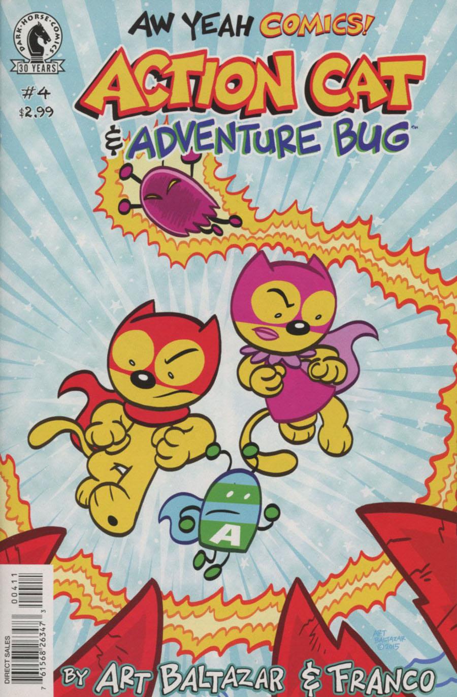 Aw Yeah Comics Action Cat And Adventure Bug Vol. 1 #4