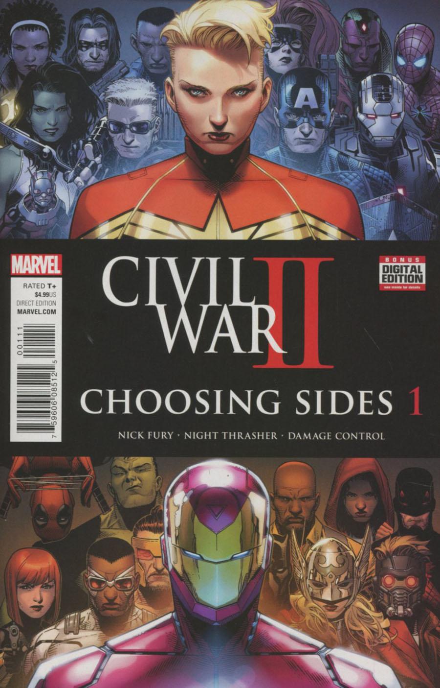 Civil War II Choosing Sides Vol. 1 #1