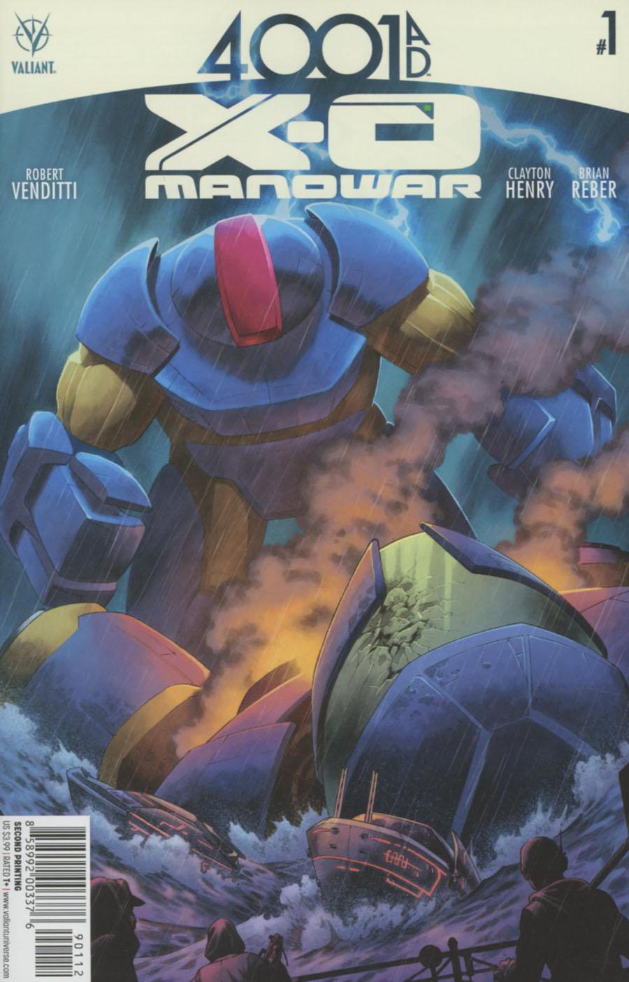 4001 AD X-O Manowar Vol. 1 #1