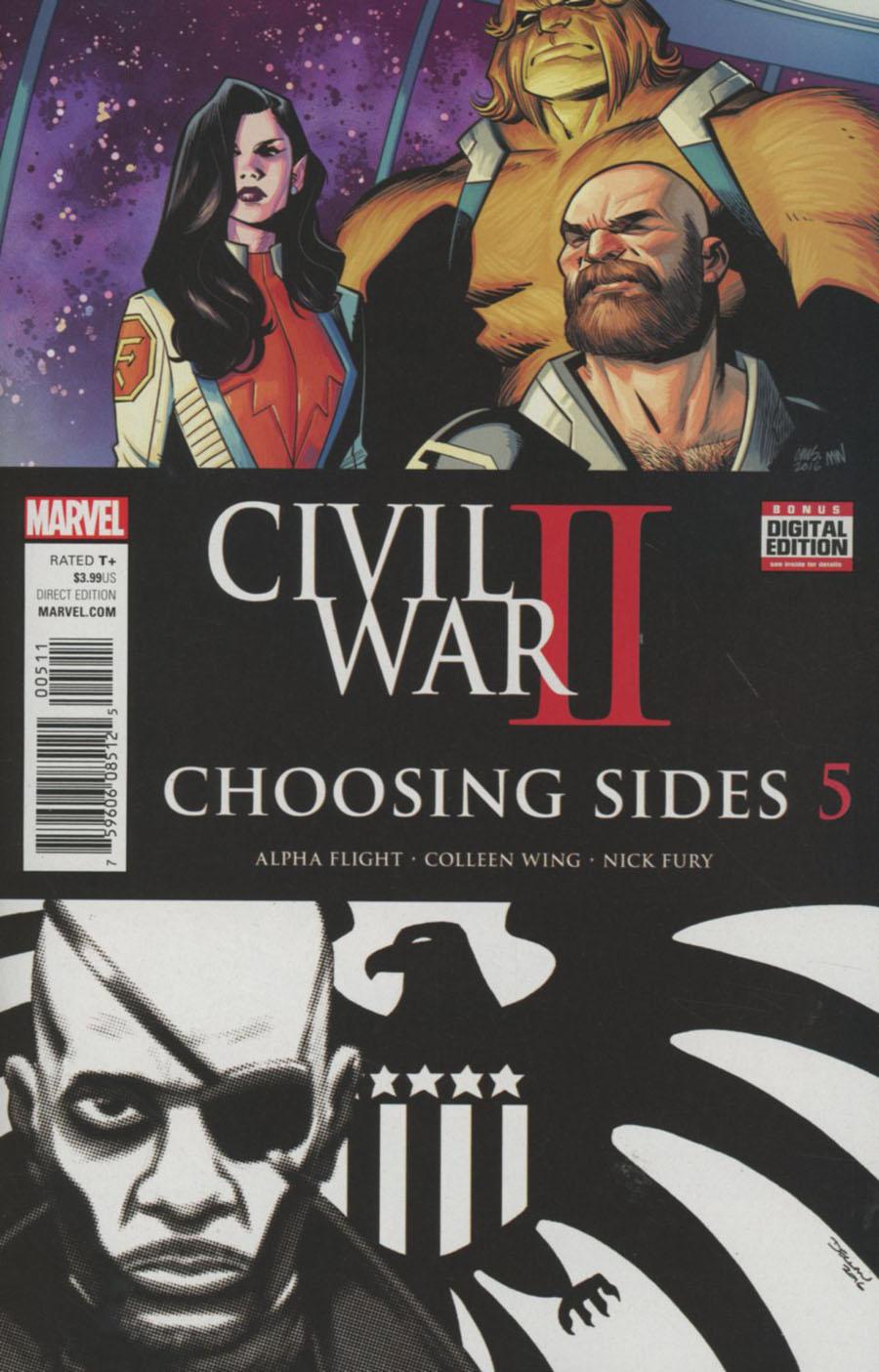 Civil War II Choosing Sides Vol. 1 #5