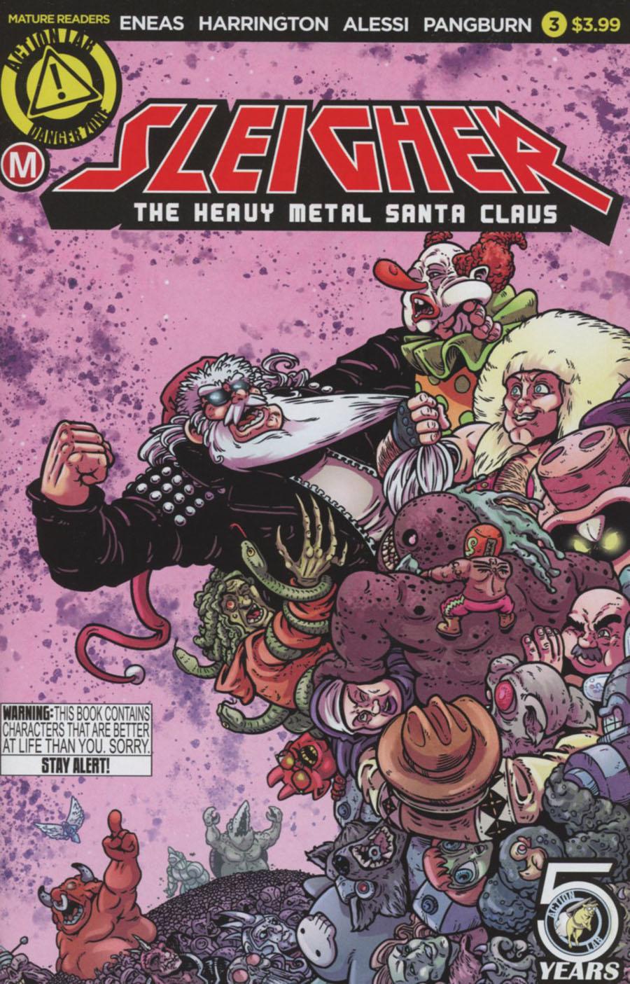 Sleigher Heavy Metal Santa Claus Vol. 1 #3