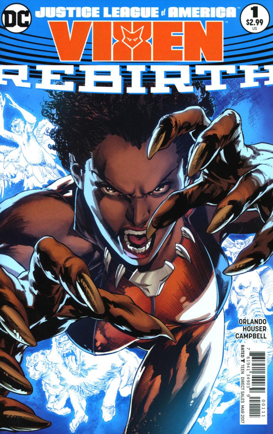 Justice League Of America Vixen Rebirth Vol. 1 #1