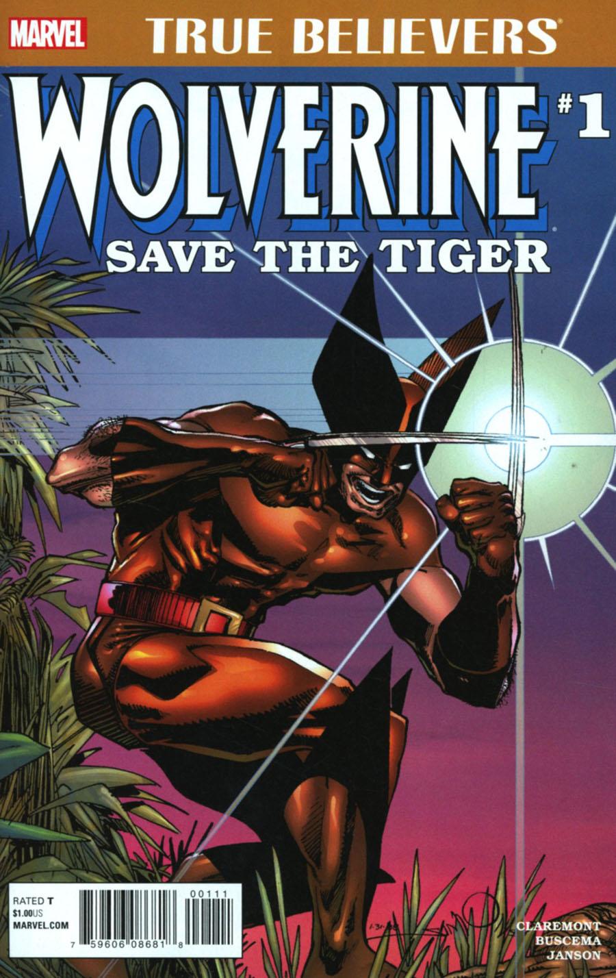 True Believers Wolverine Save The Tiger Vol. 1 #1