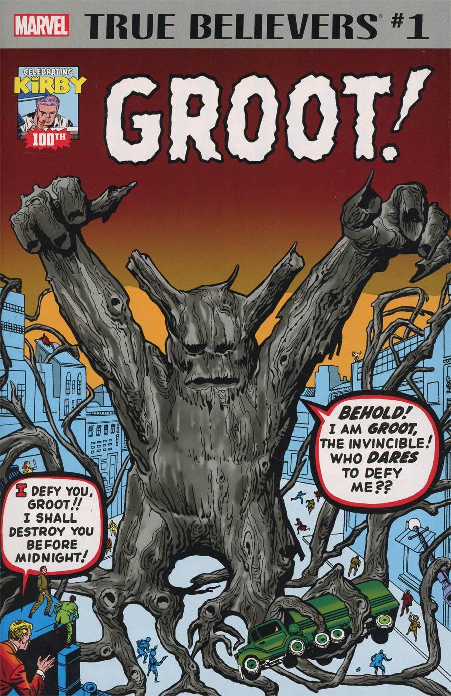 True Believers Jack Kirby 100th Anniversary Groot Vol. 1 #1