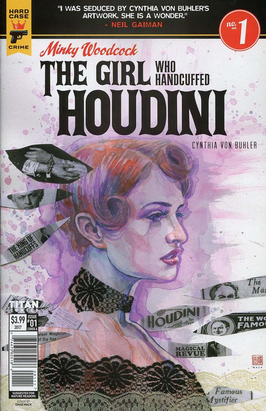 Hard Case Crime Minky Woodcock Girl Who Handcuffed Houdini Vol. 1 #1