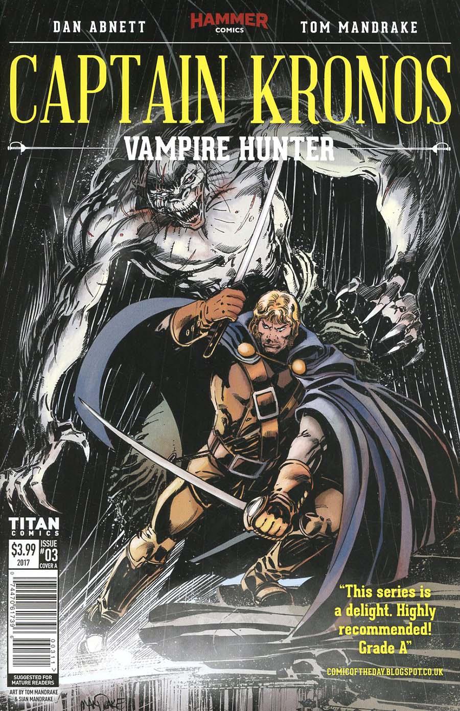 Hammer Comics Captain Kronos Vampire Hunter Vol. 1 #3