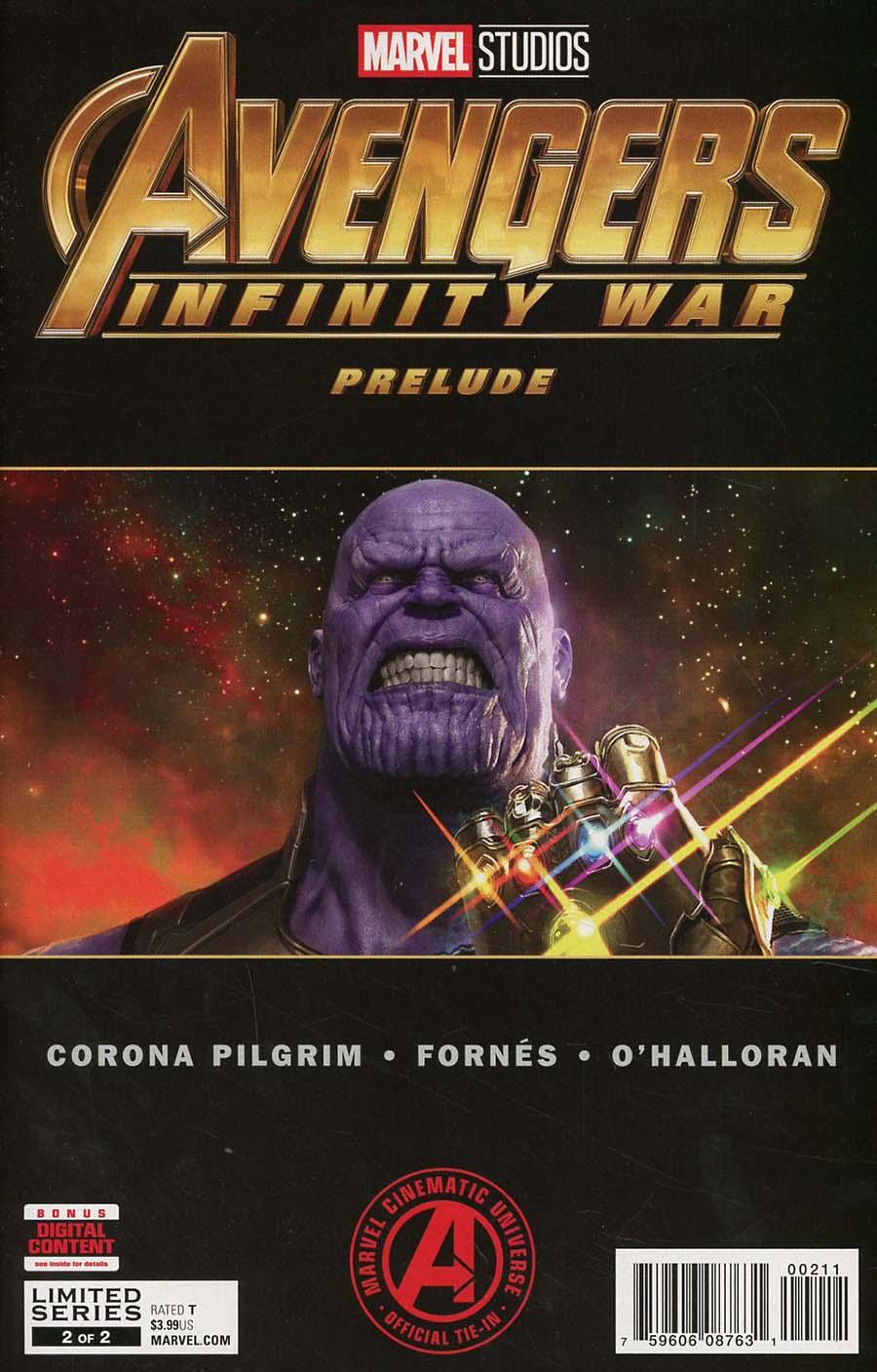 Marvels Avengers Infinity War Prelude Vol. 1 #2