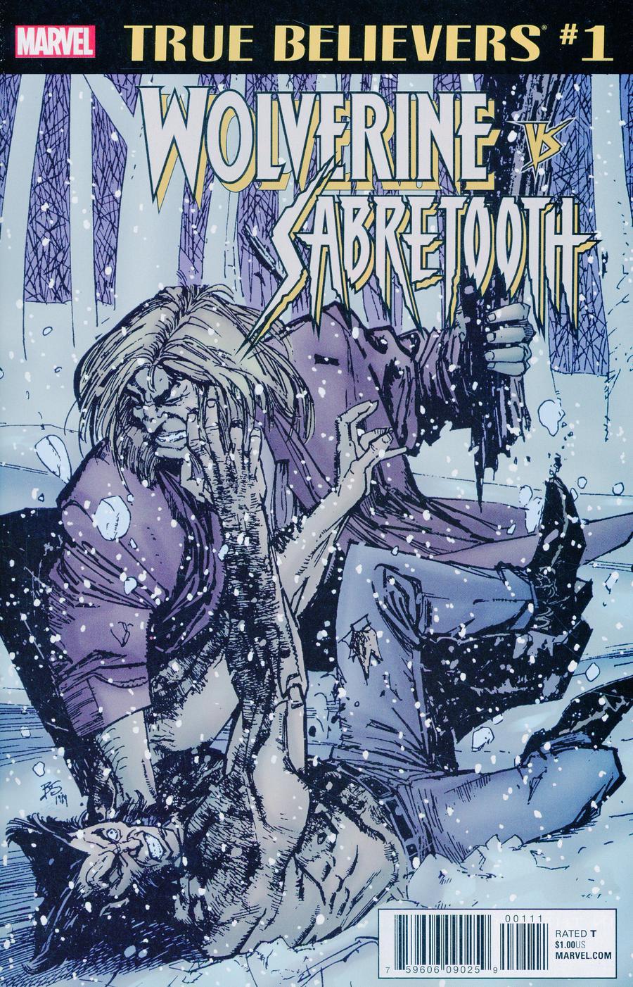 True Believers Wolverine vs Sabretooth Vol. 1 #1