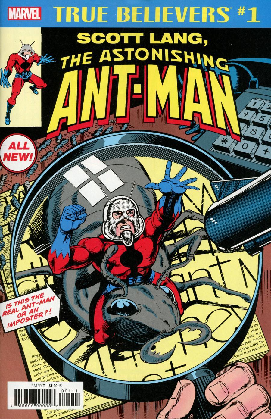 True Believers Scott Lang Astonishing Ant-Man Vol. 1 #1