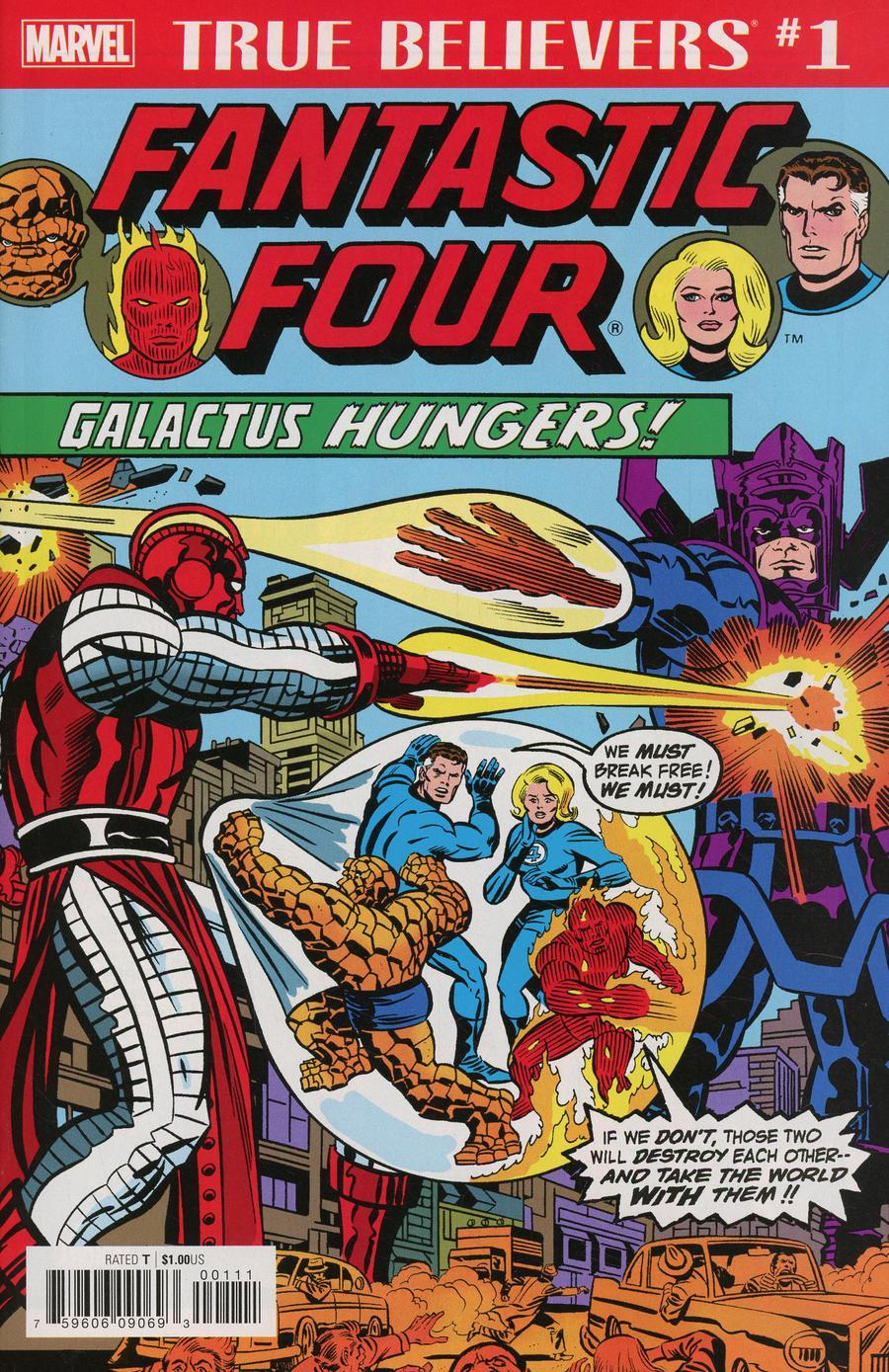 True Believers Fantastic Four Galactus Hungers Vol. 1 #1