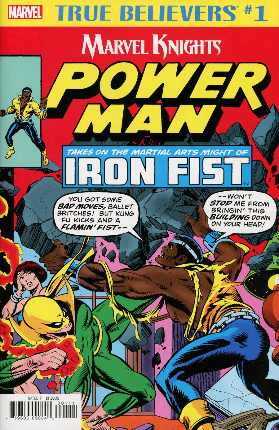True Believers Marvel Knights 20th Anniversary Power Man And Iron Fist Vol. 1 #1