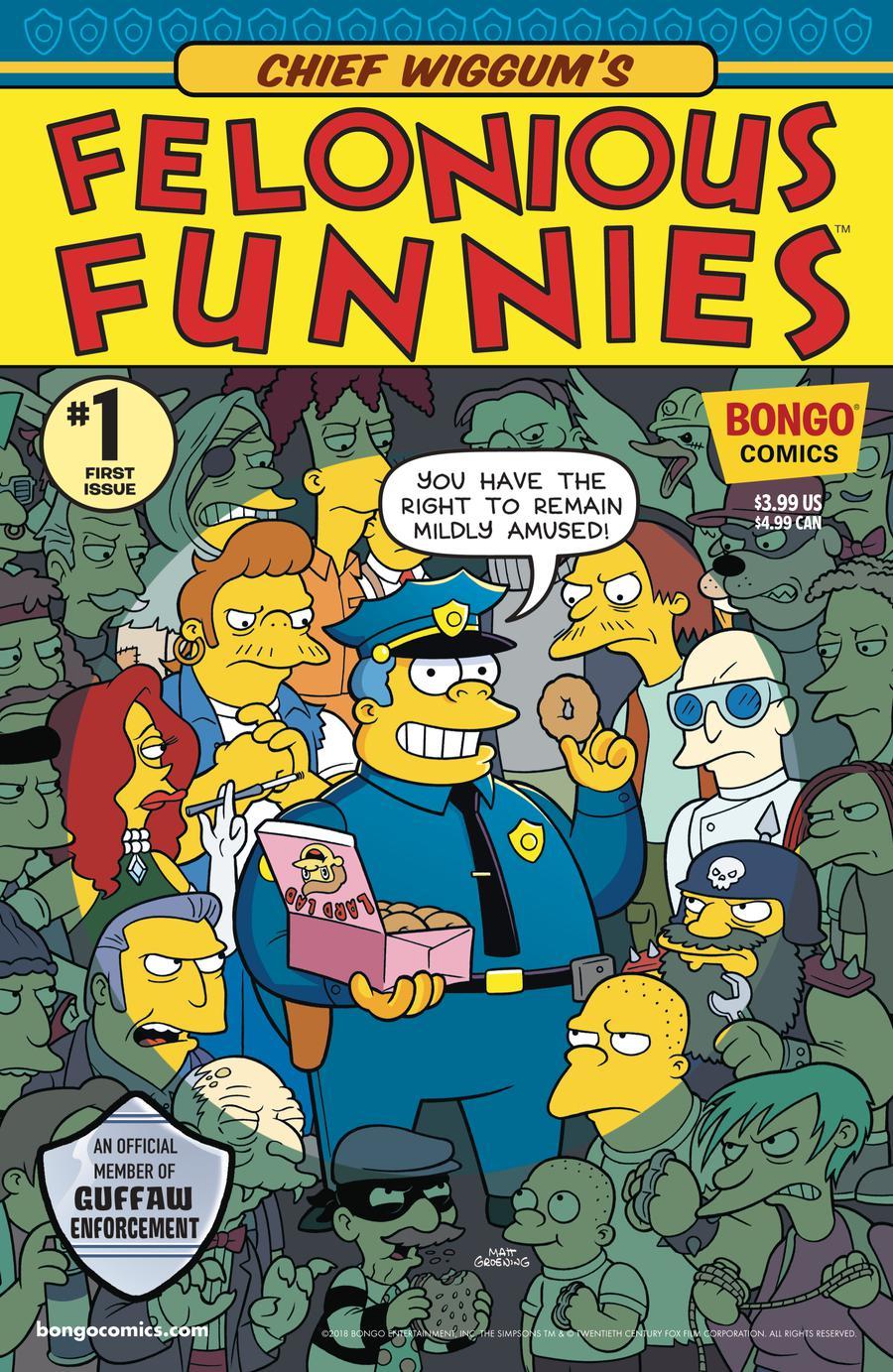 Chief Wiggums Felonious Funnies Vol. 1 #1