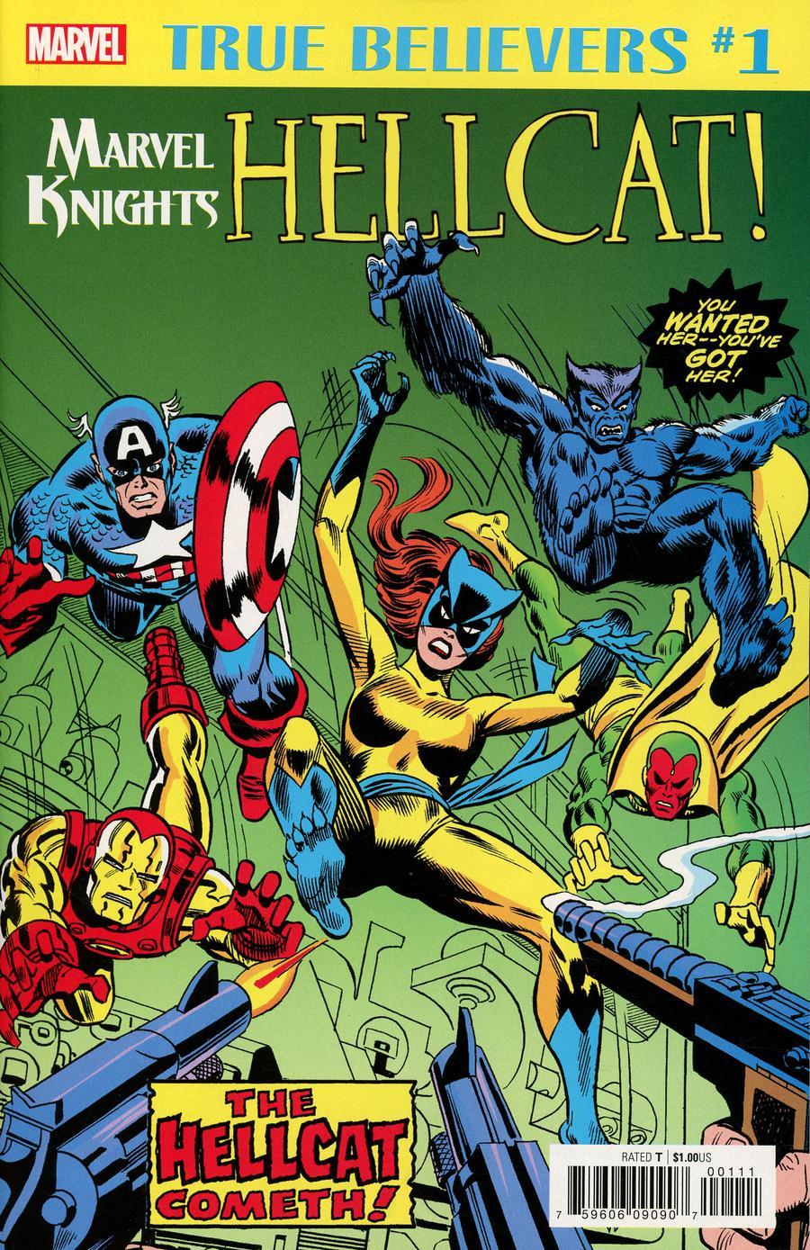 True Believers Marvel Knights 20th Anniversary Hellcat First Appearance Vol. 1 #1