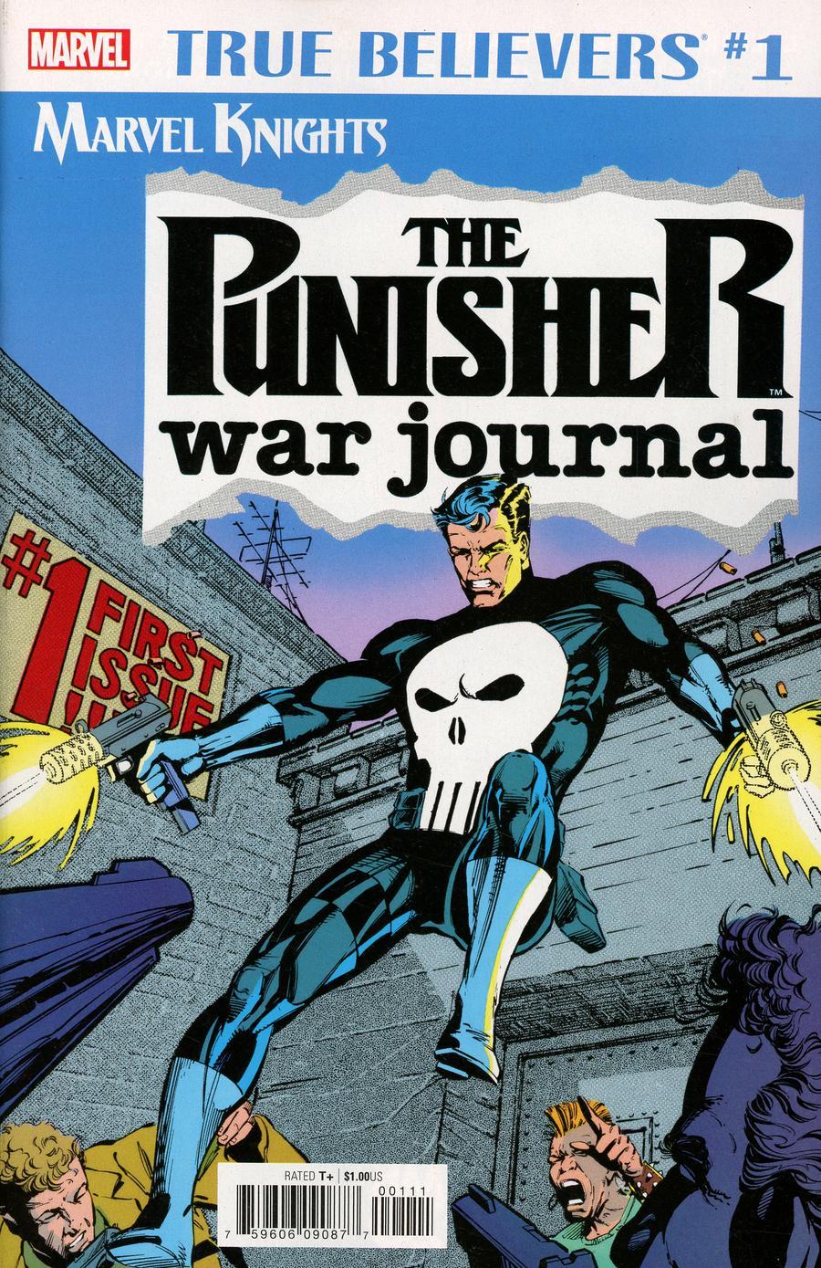 True Believers Marvel Knights 20th Anniversary Punisher War Journal By Carl Potts & Jim Lee Vol. 1 #1
