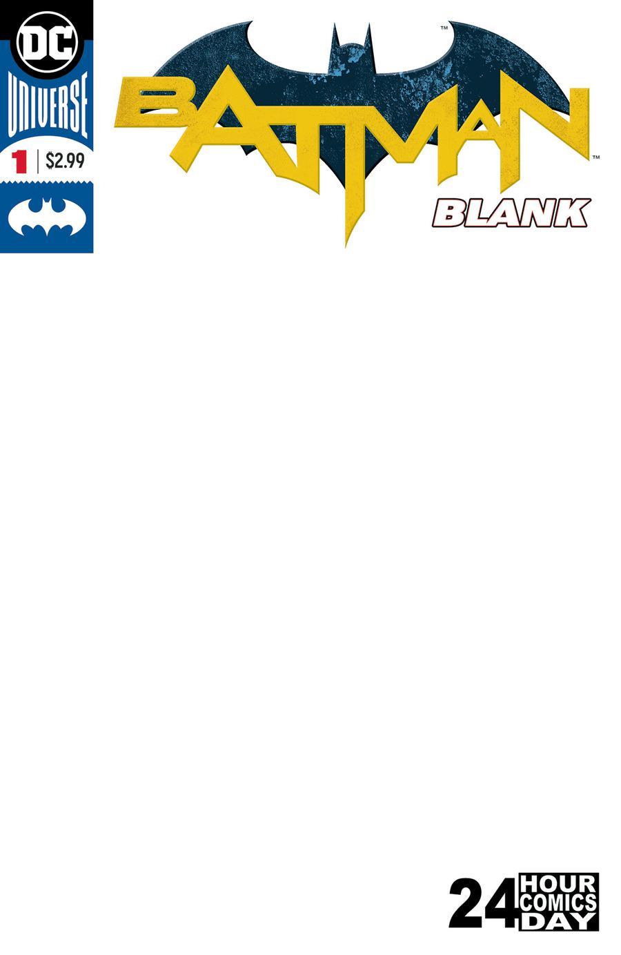 Batman Blank Comic Vol. 1 #1