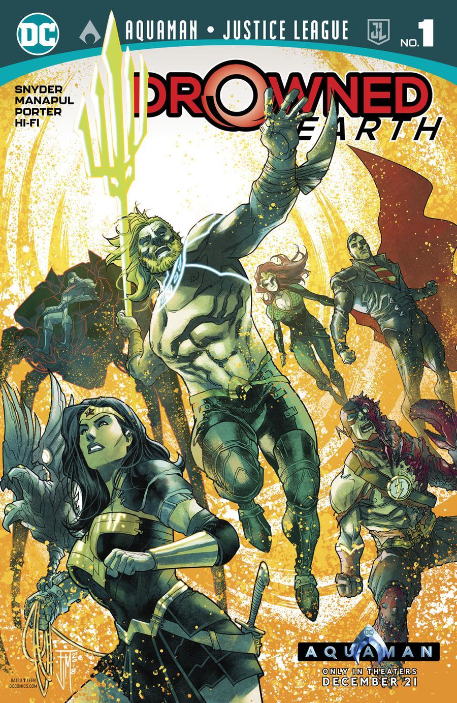 Aquaman Justice League Drowned Earth Vol. 1 #1