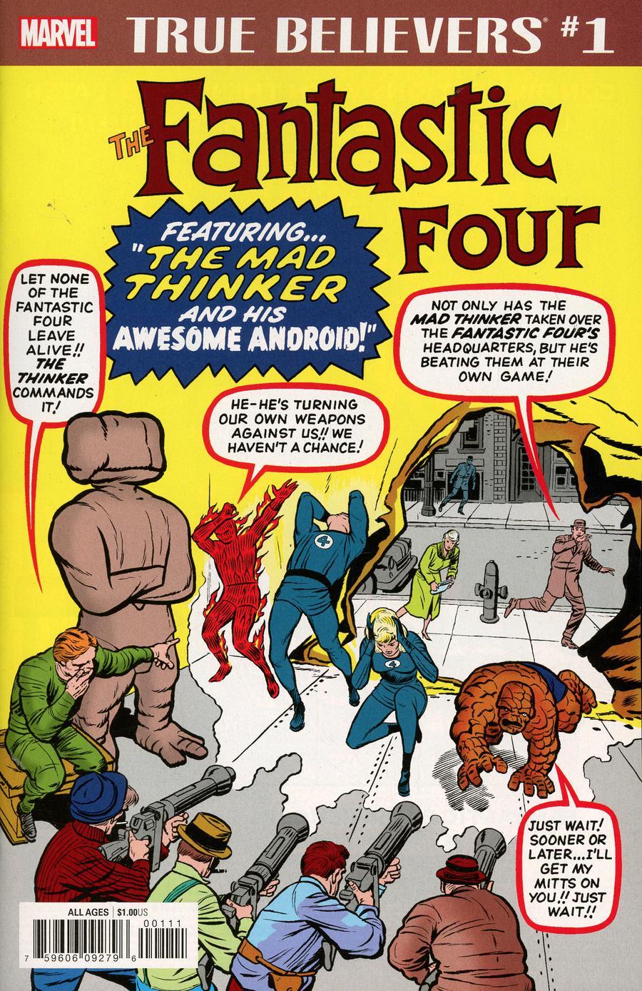 True Believers Fantastic Four Mad Thinker And Awesome Droid Vol. 1 #1