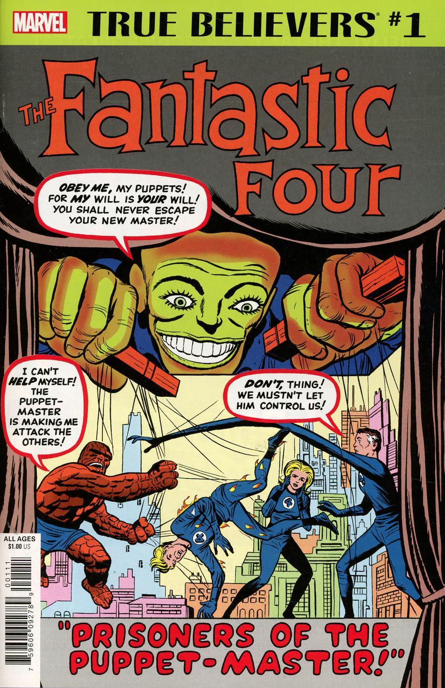 True Believers Fantastic Four Puppet Master Vol. 1 #1