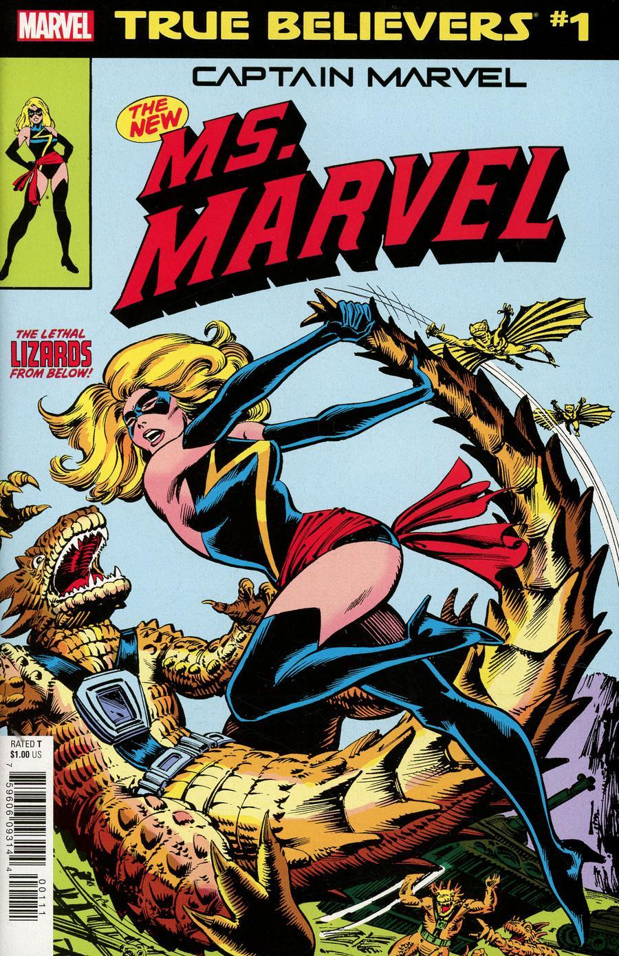 True Believers Captain Marvel New Ms Marvel Vol. 1 #1